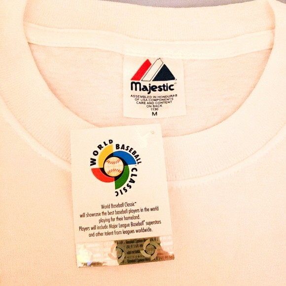 VTG. WBC / World Baseball Classic CANADA T-SHIRT 1st Year Free Shipping ( M ) - Picture 7 of 10